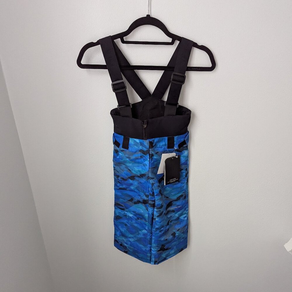 NWT Obermeyer Warp I Grow Blue Ski/Snow Bibs, Kids 3T